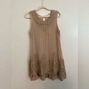 Indigo soul Flowy Tank Dress size large